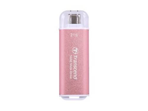 Transcend  2 TB SSD esterno USB-C® (USB 3.2 Gen 2) Rosa, Argento, Blu  TS2TESD300P
