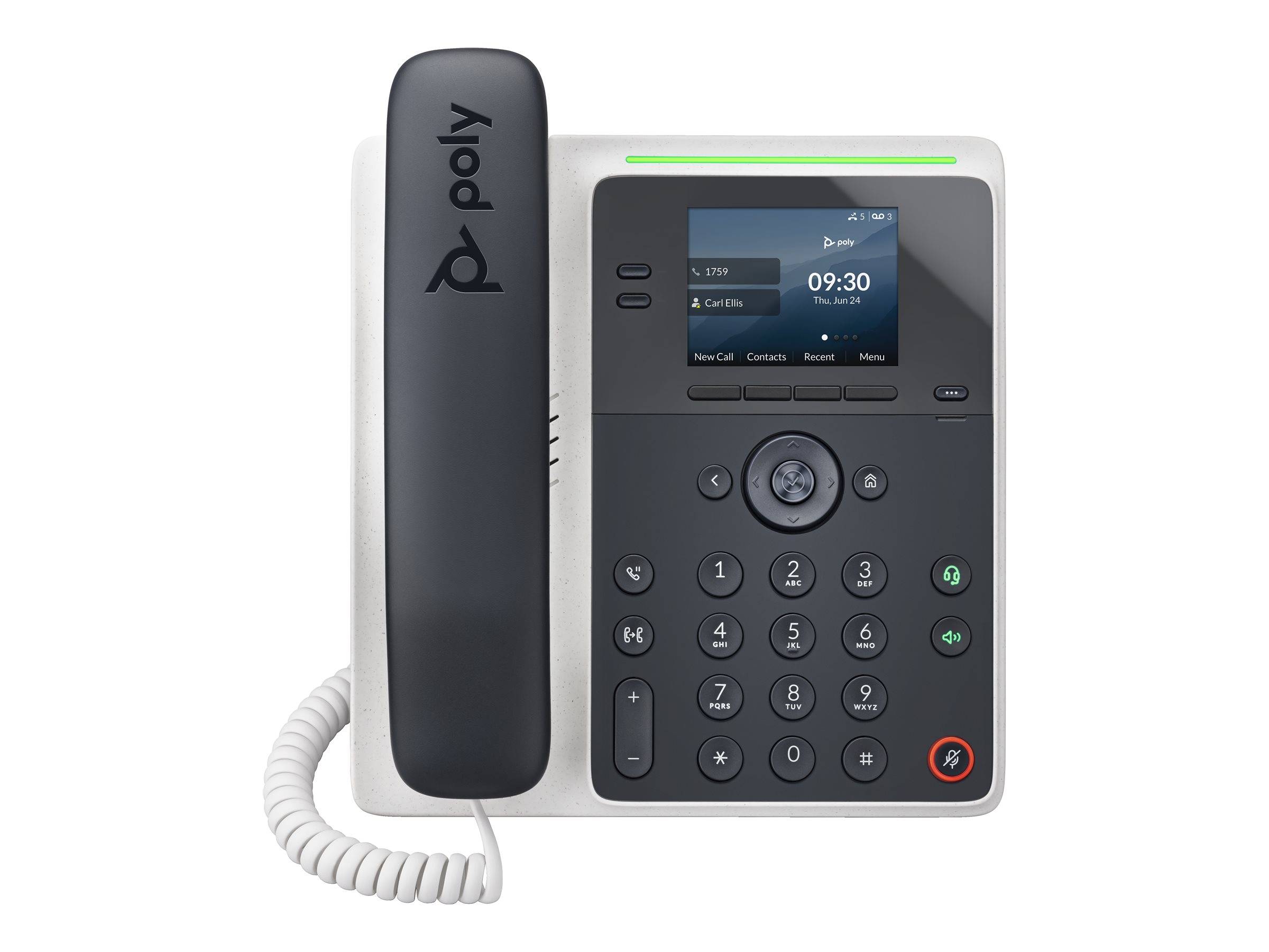 POLY Telefono IP Edge E100 abilitato per PoE-4