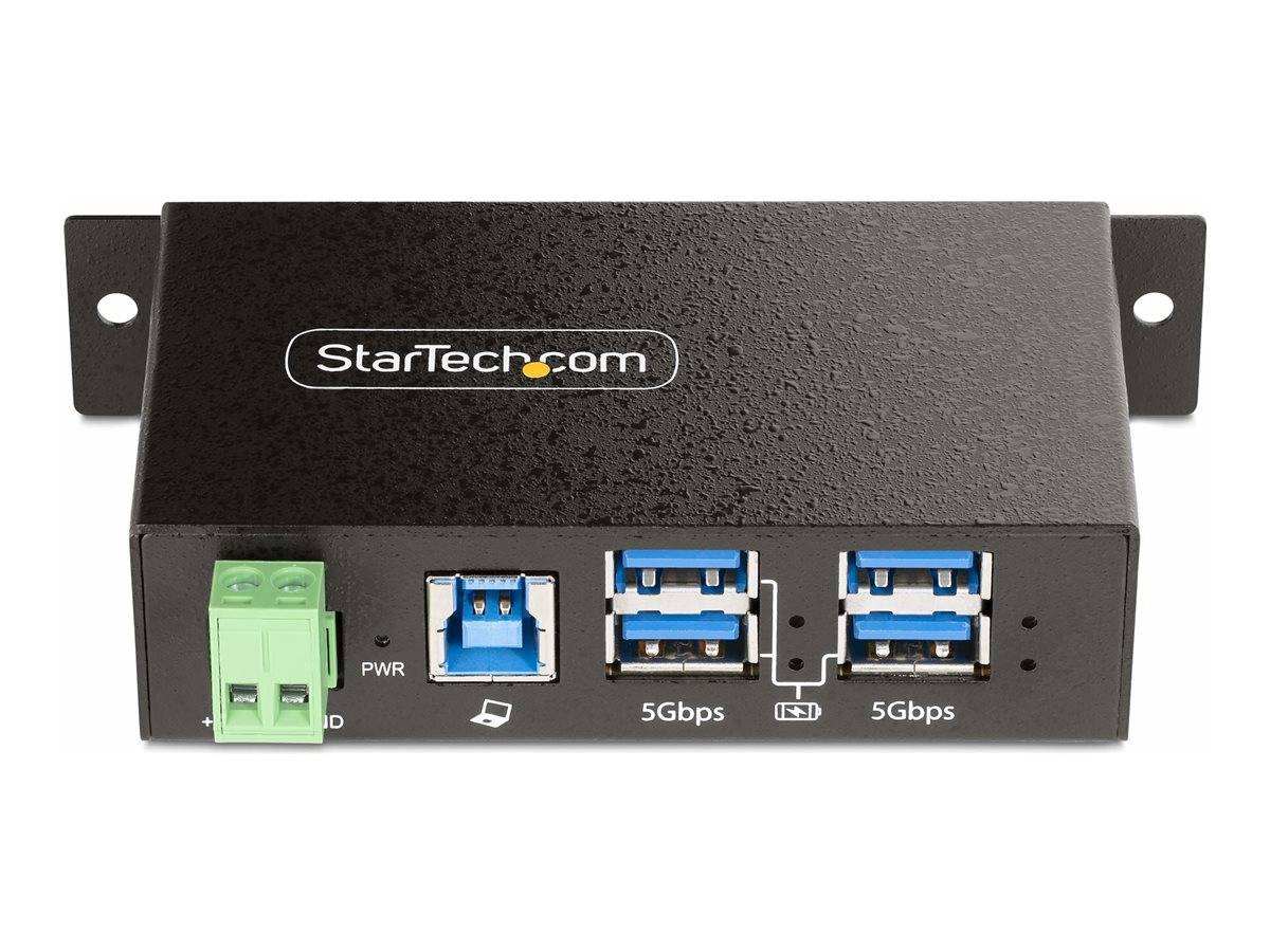 StarTech.com Hub USB gestito a 4 Porte con 4x USB-A, Alloggiamento industriale in metallo resistente, Protezione ESD e c-1