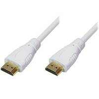 TECHLY Cavo High Speed HDMI&trade con Ethernet 5 metri Bianco Bianco 5 m-1