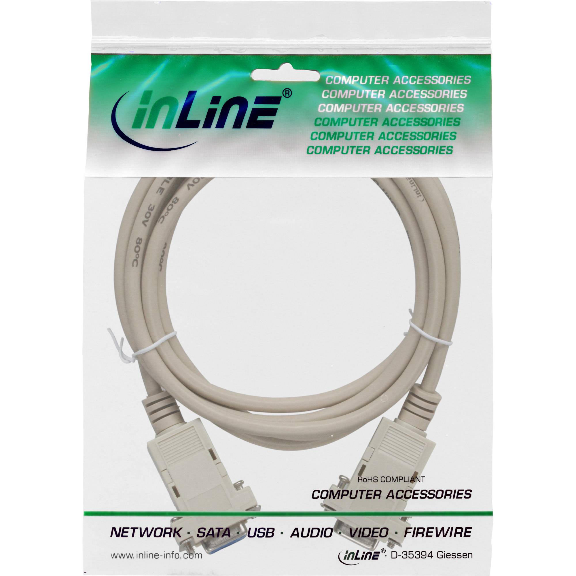 Cavo Seriale inLine 10 m Beige-1