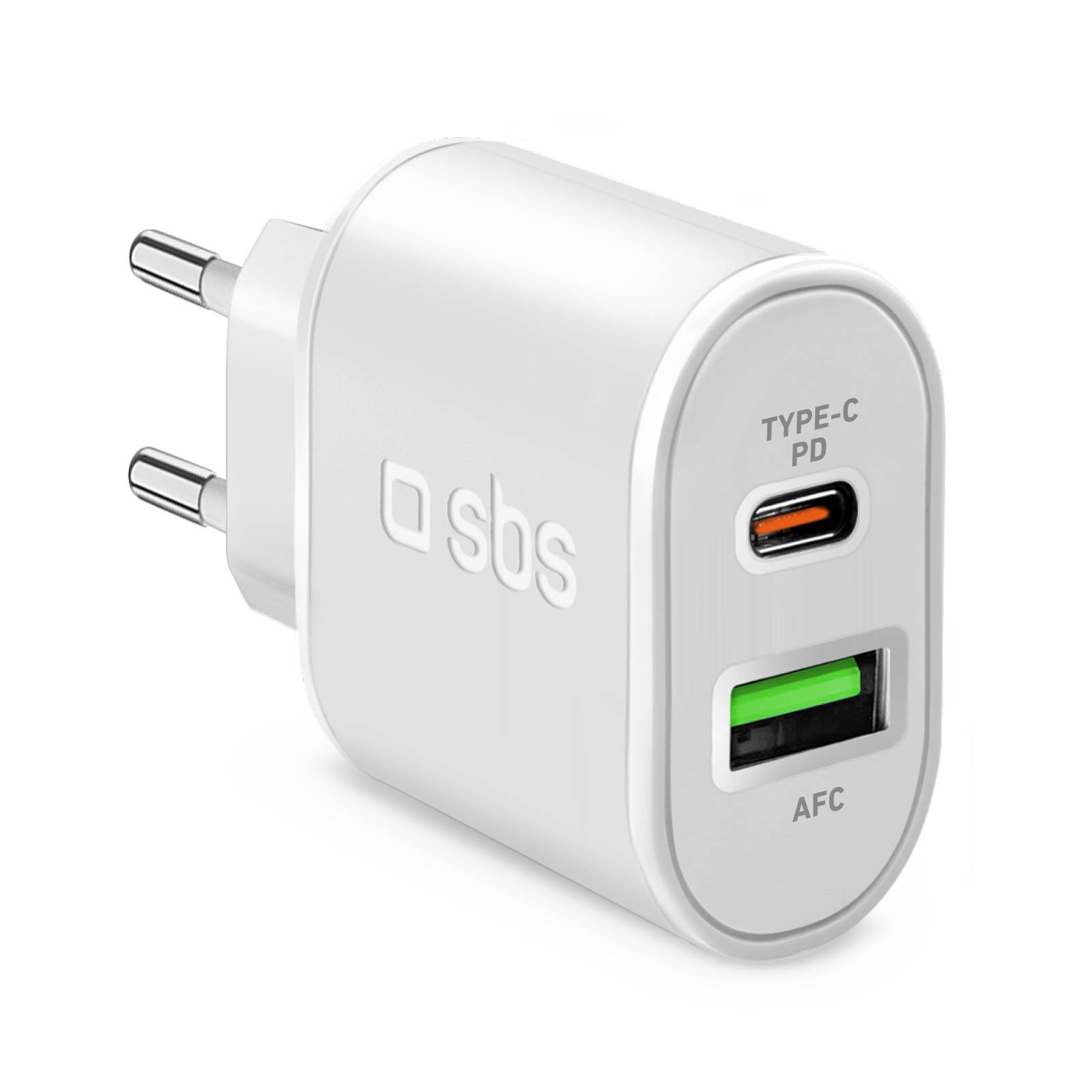 Caricabatterie caricatore 20 Watt - Ricarica ultra rapida e due porte USB-0