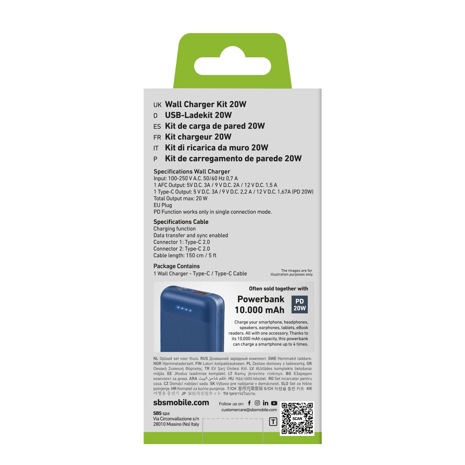 Wall Charger Kit 20W, adatto per MacBook Neo-2