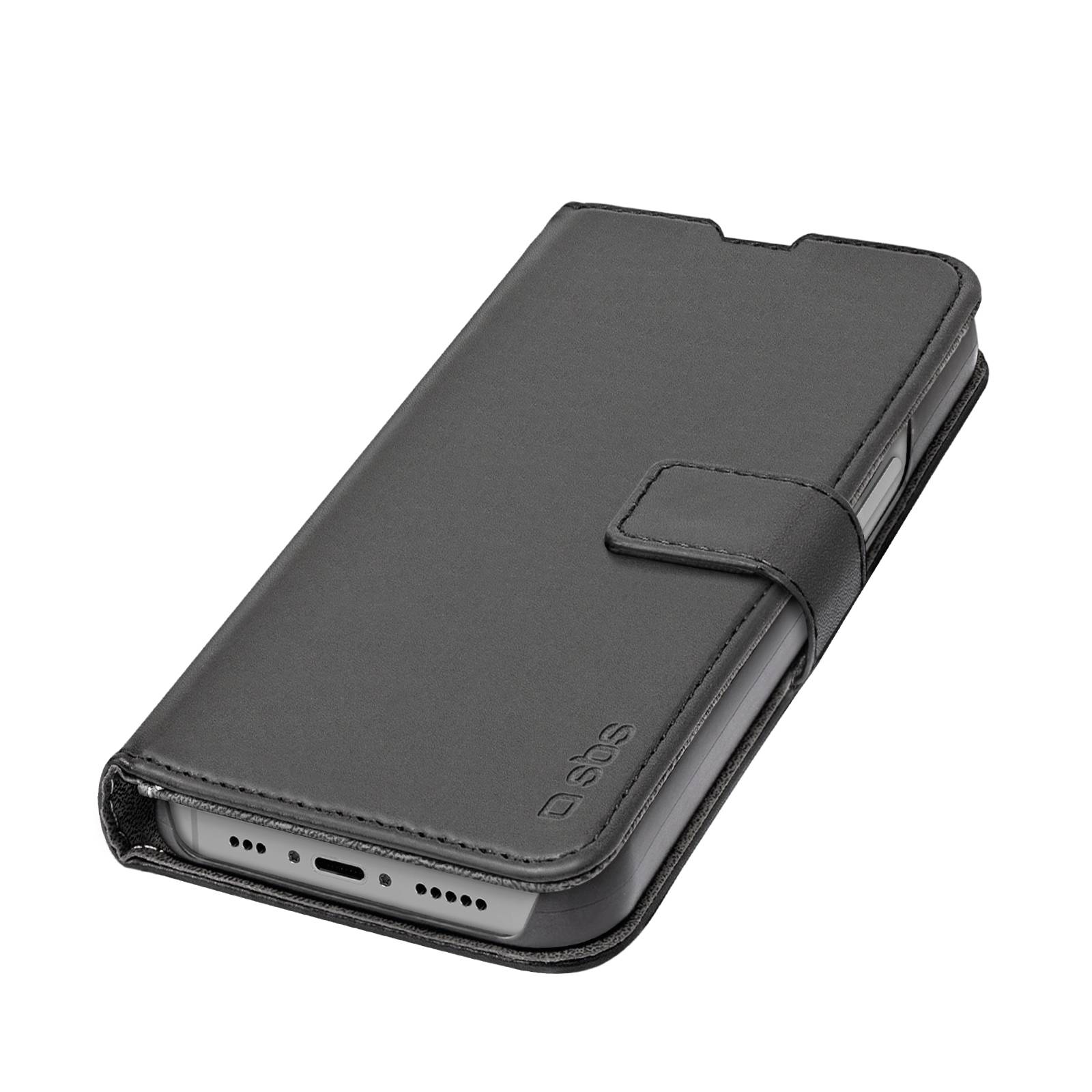 Custodia Book Wallet con funzione stand per iPhone 15 Pro-0