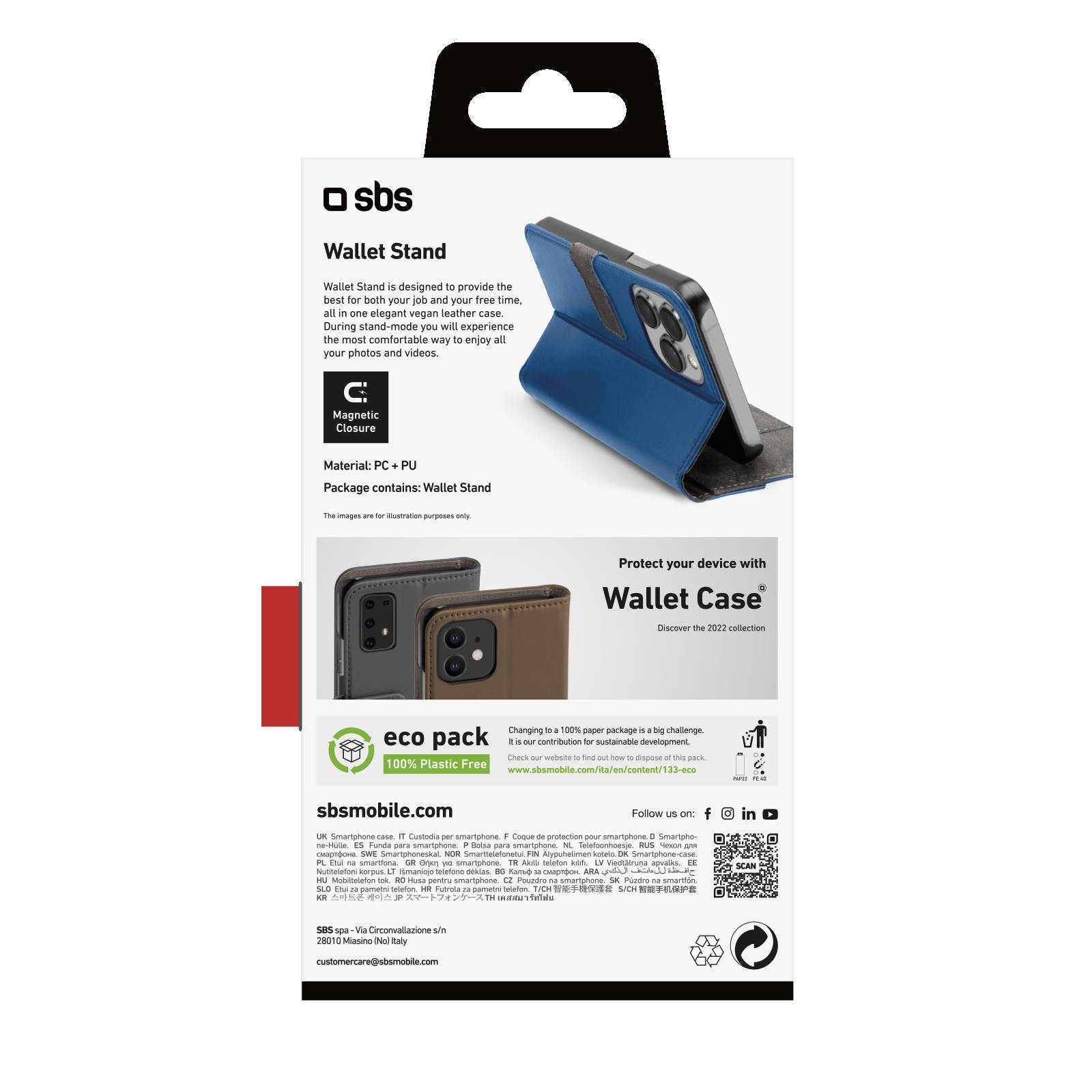 Custodia Book Wallet con funzione stand per iPhone 14 Pro-2