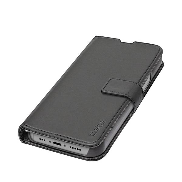 Custodia Book Wallet con funzione stand per iPhone 15