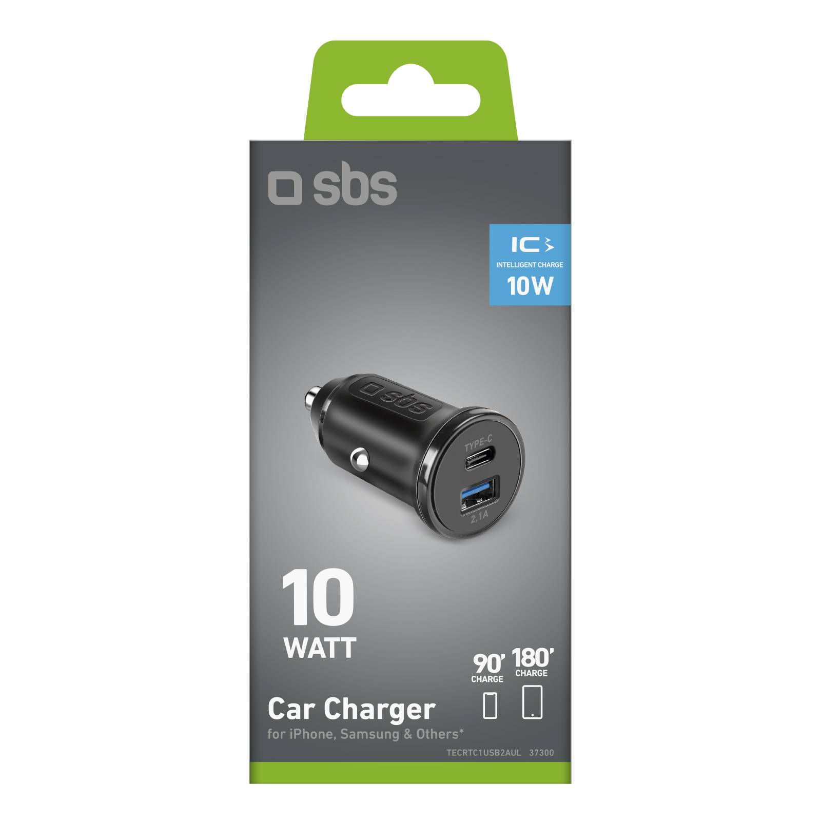 Caricabatterie da auto Type-C – USB da 2.1A-1