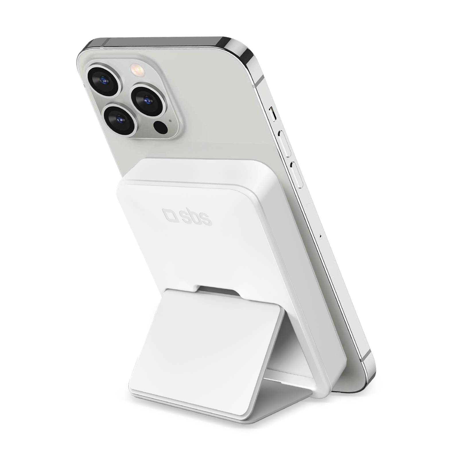 Power bank da 5000 mAh wireless magnetico con funzione stand-0