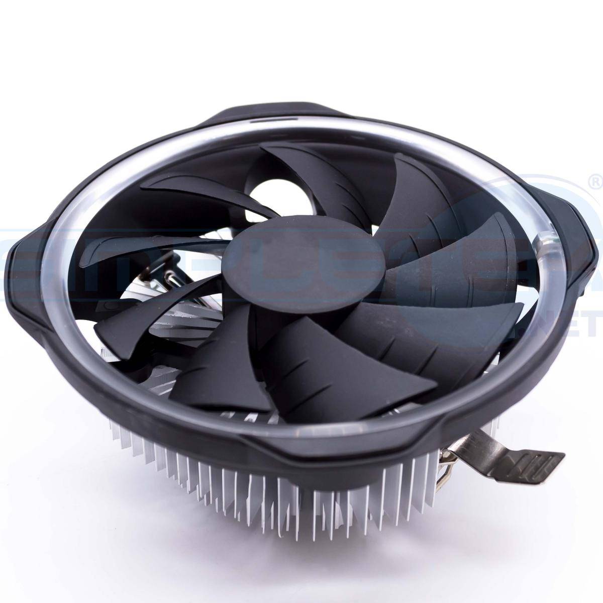 Dissipatore Processore Cpu Cooler Blu Colorato 12cm 75w Tdp 1851 1700 1200 115x-1