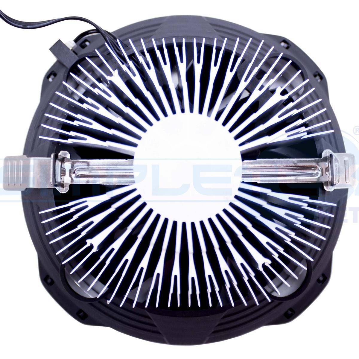 Dissipatore Processore Cpu Cooler Blu Colorato 12cm 75w Tdp 1851 1700 1200 115x-4