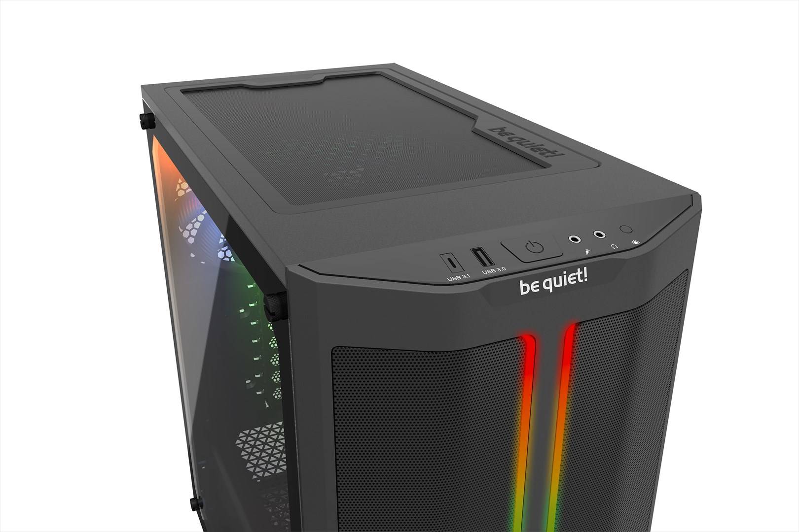 BeQuiet PURE BASE 500DX Midi-Tower PC Case Nero 3 ventole pre-montate, illuminazione integrata, finestra laterale, filtr-16