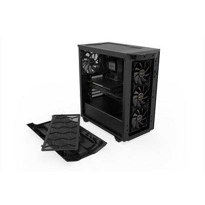 BeQuiet PURE BASE 500DX Midi-Tower PC Case Nero 3 ventole pre-montate, illuminazione integrata, finestra laterale, filtr-17