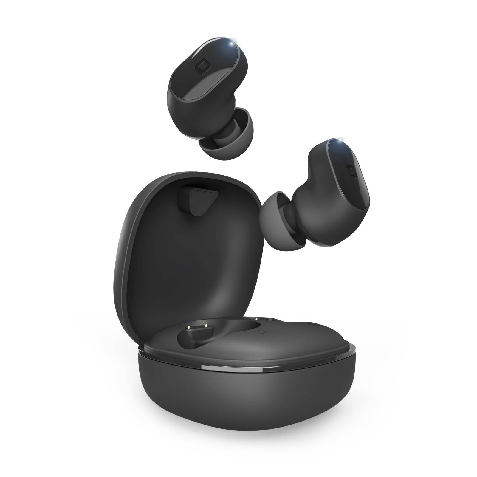 Auricolari TWS Water resistant IPX4, basetta di ricarica, assistente vocale-0