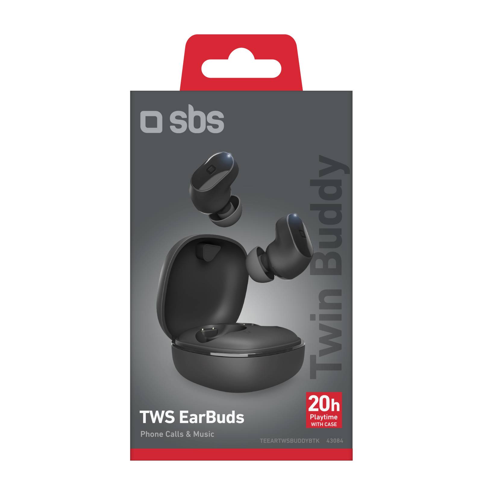Auricolari TWS Water resistant IPX4, basetta di ricarica, assistente vocale-1