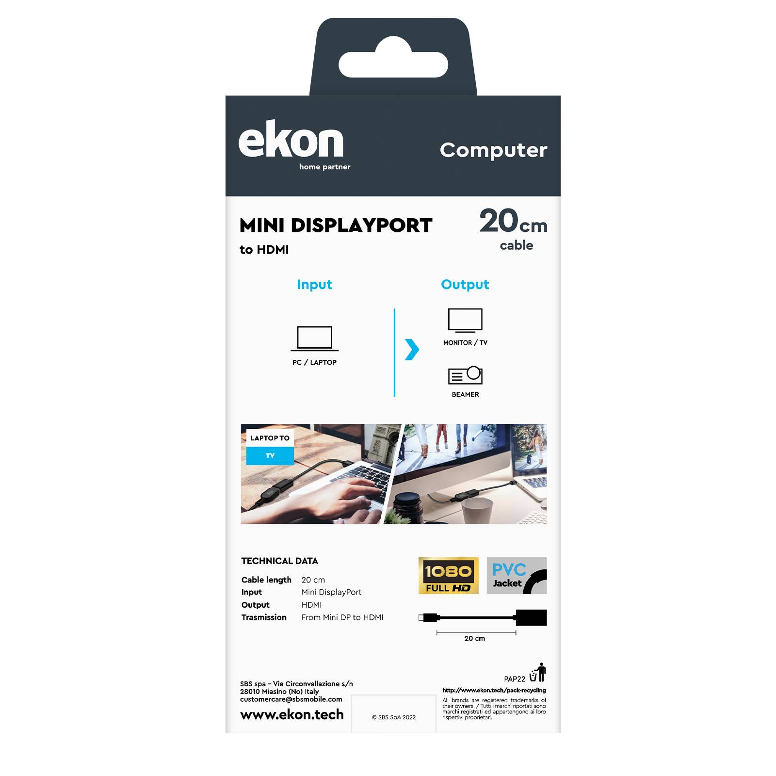 Adattatore mini DisplayPort - HDMI-2