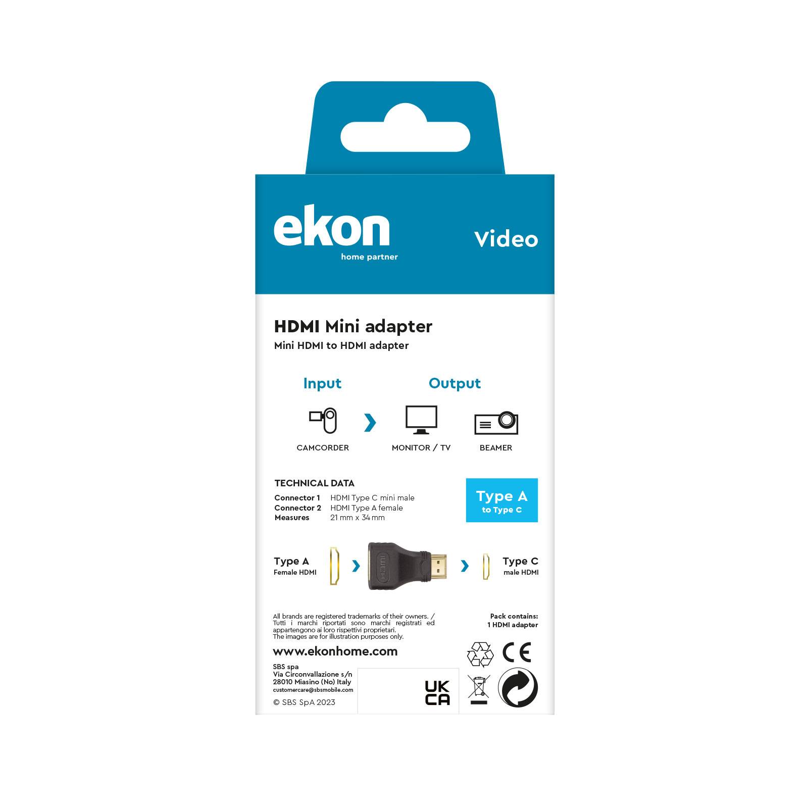 Adattatore HDMI/mini HDMI-2
