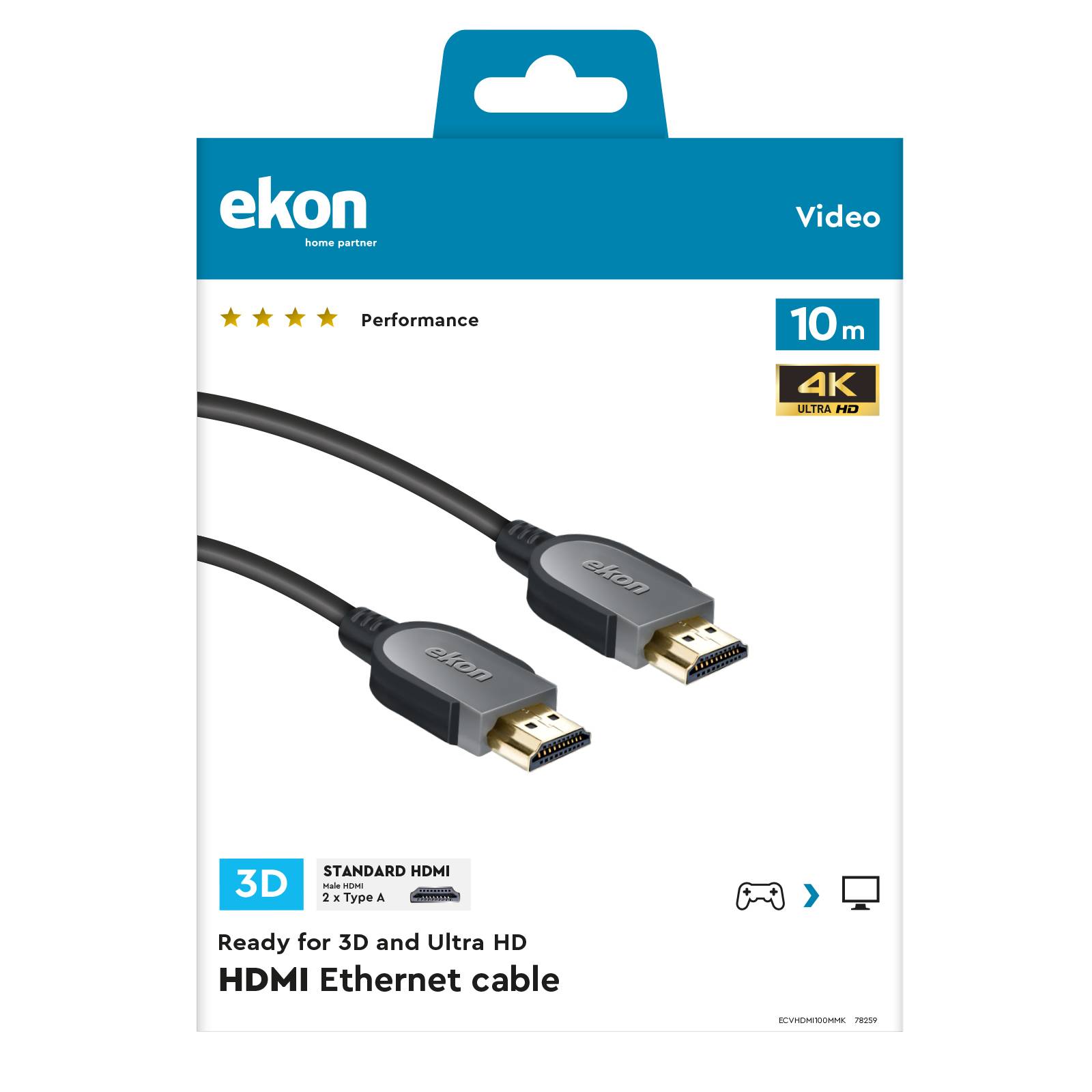 Cavo HDMI v. 1.4 - 1080p-1