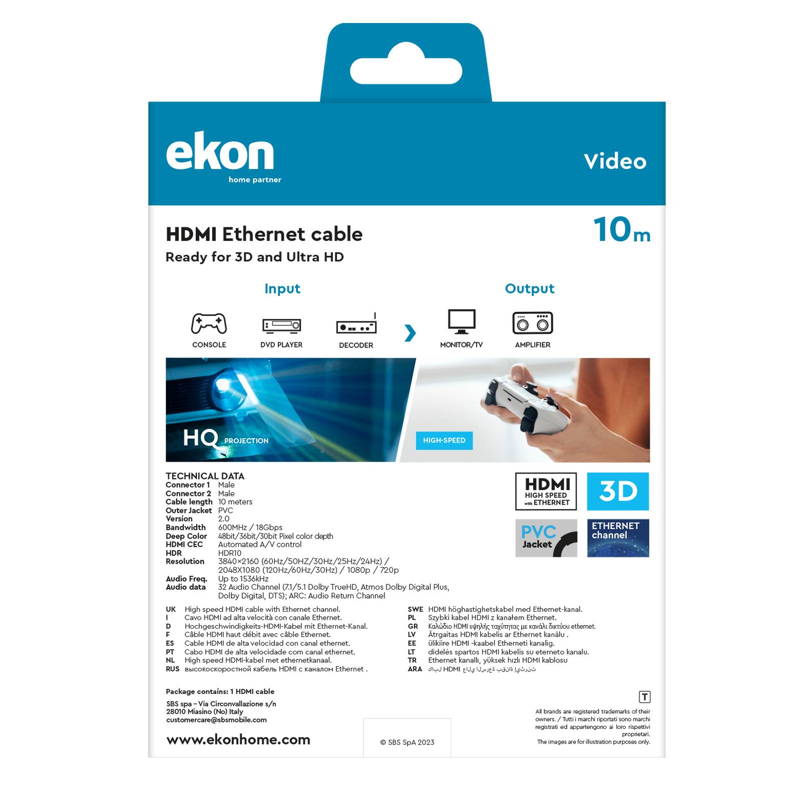 Cavo HDMI v. 1.4 - 1080p-2