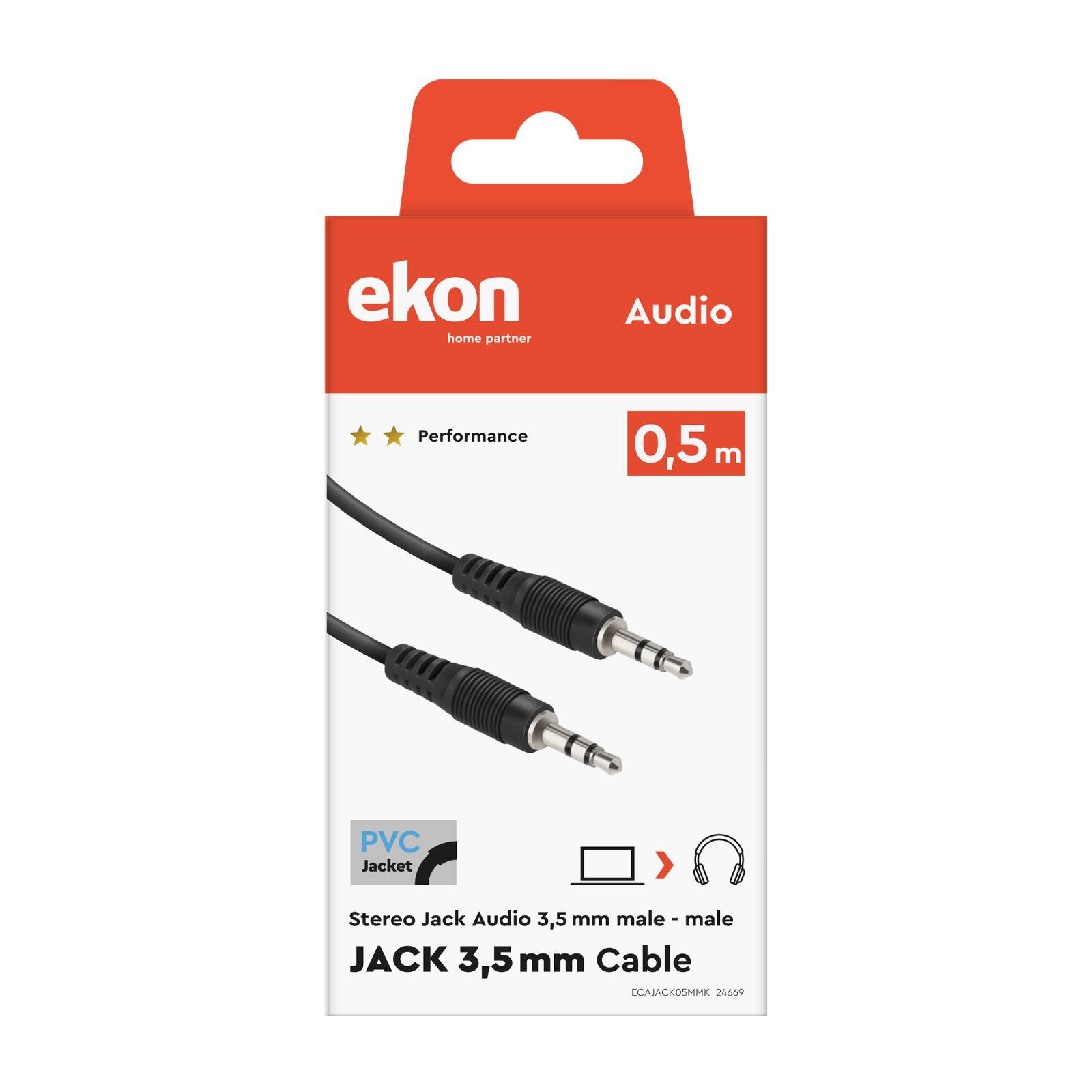 Cavo audio Jack 3,5 mm maschio - maschio-1