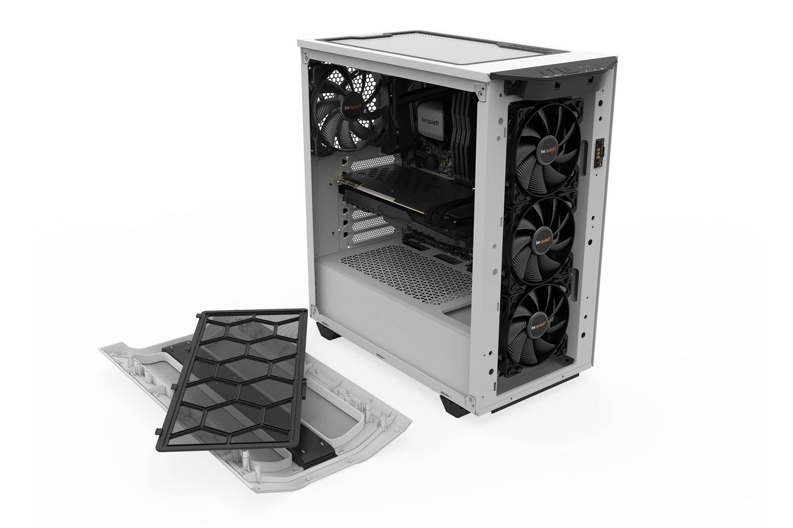 BeQuiet PURE BASE 500DX Midi-Tower PC Case Multicolore 3 ventole pre-montate, illuminazione integrata, finestra laterale-17