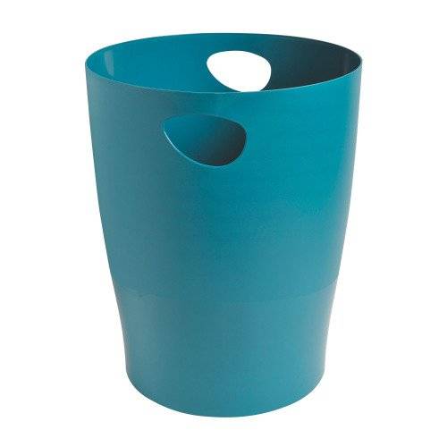 Cestino Gettacarte Ecobin Skandi Exacompta - 15 Litri - 45334D (Blu Pacifico)-0