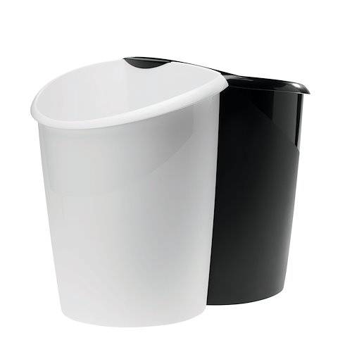 Cestino Gettacarte Ellypse Xtra Strong CEP - 15 Litri - 31,8x27,8x38 cm - 1003200021 (Bianco Artico)-1
