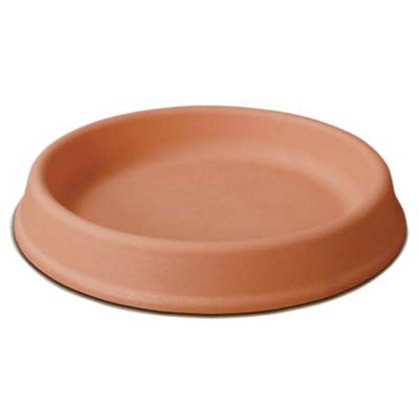 SOTTOVASO TONDO POTTERY COLLECTION GDM RESINA TERRACOTTA CM 38,0 H.CM 5,2 X VASO CM 45