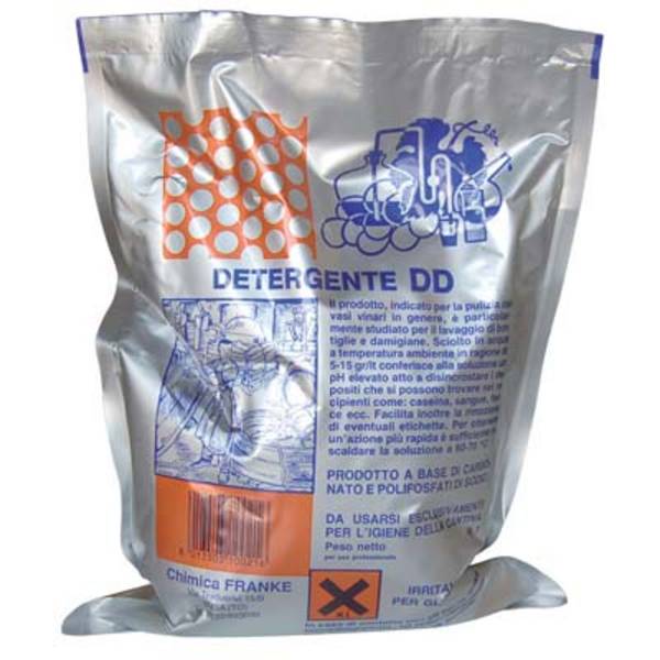 Franke Detergente Enologico DD - Detergente in polvere per vasi vinari, 1 kg, azione disincrostante e deodorante, ideale