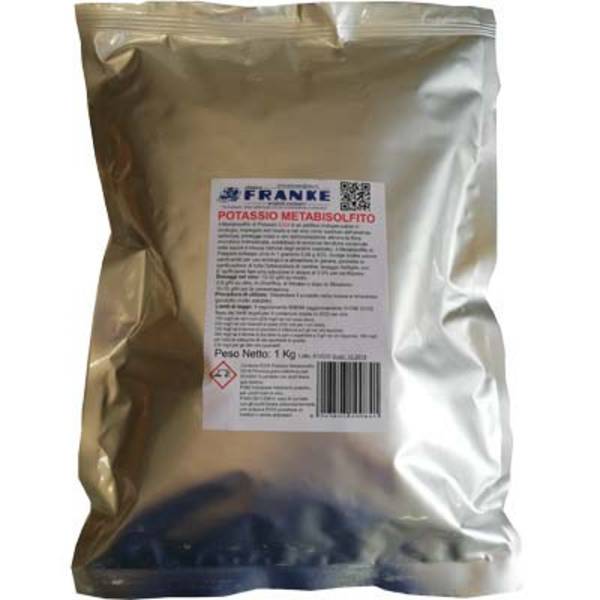 METABISOLFITO POTASSICO ENOLOGICO E224 KG 1