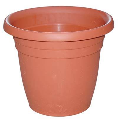 VASO TONDO THEA ICS PP TERRACOTTA CM 26 H.CM 21-0