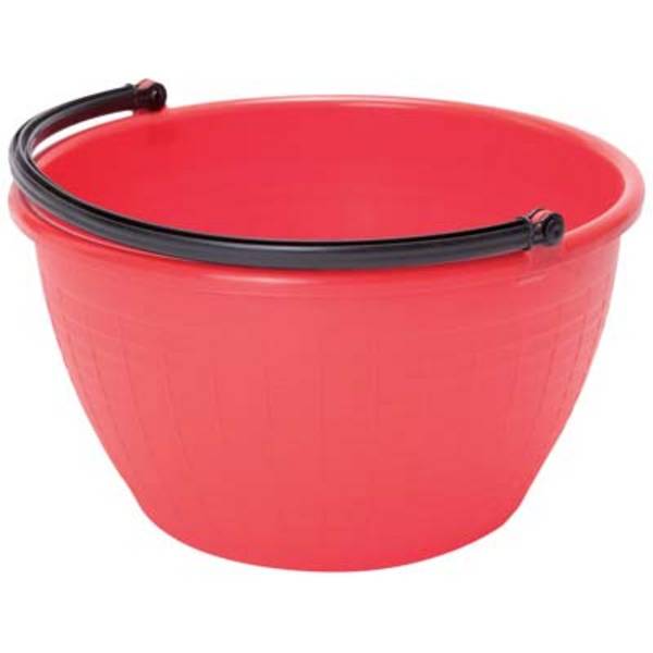 CESTA RACCOLTA TONDA ICS PPL ROSSO LT 16