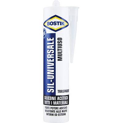 SILICONE ACETICO SIL UNIVERSALE BOSTIK TRASPARENTE ML 280-0
