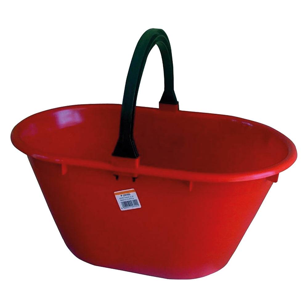 CESTO AGRICOLO OVALE cm. 50x30xh.24 - manico plastica-0