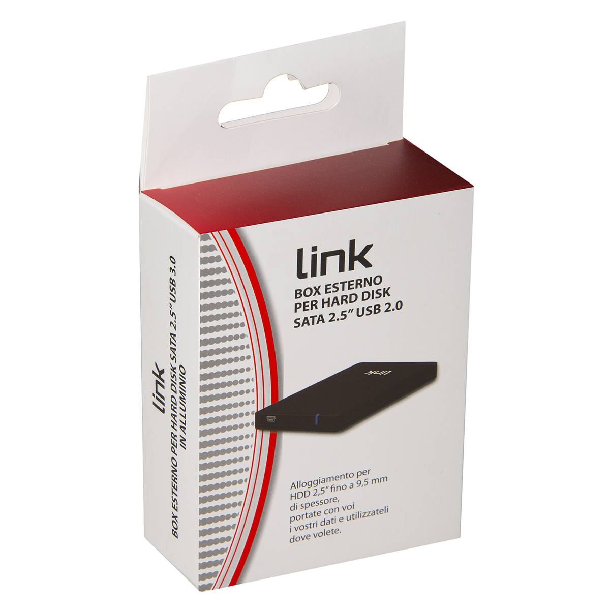 BOX ESTERNO USB 3.0 PER HDD SATA 2,5" FINO A 12,5 MM DI SPESSORE-4