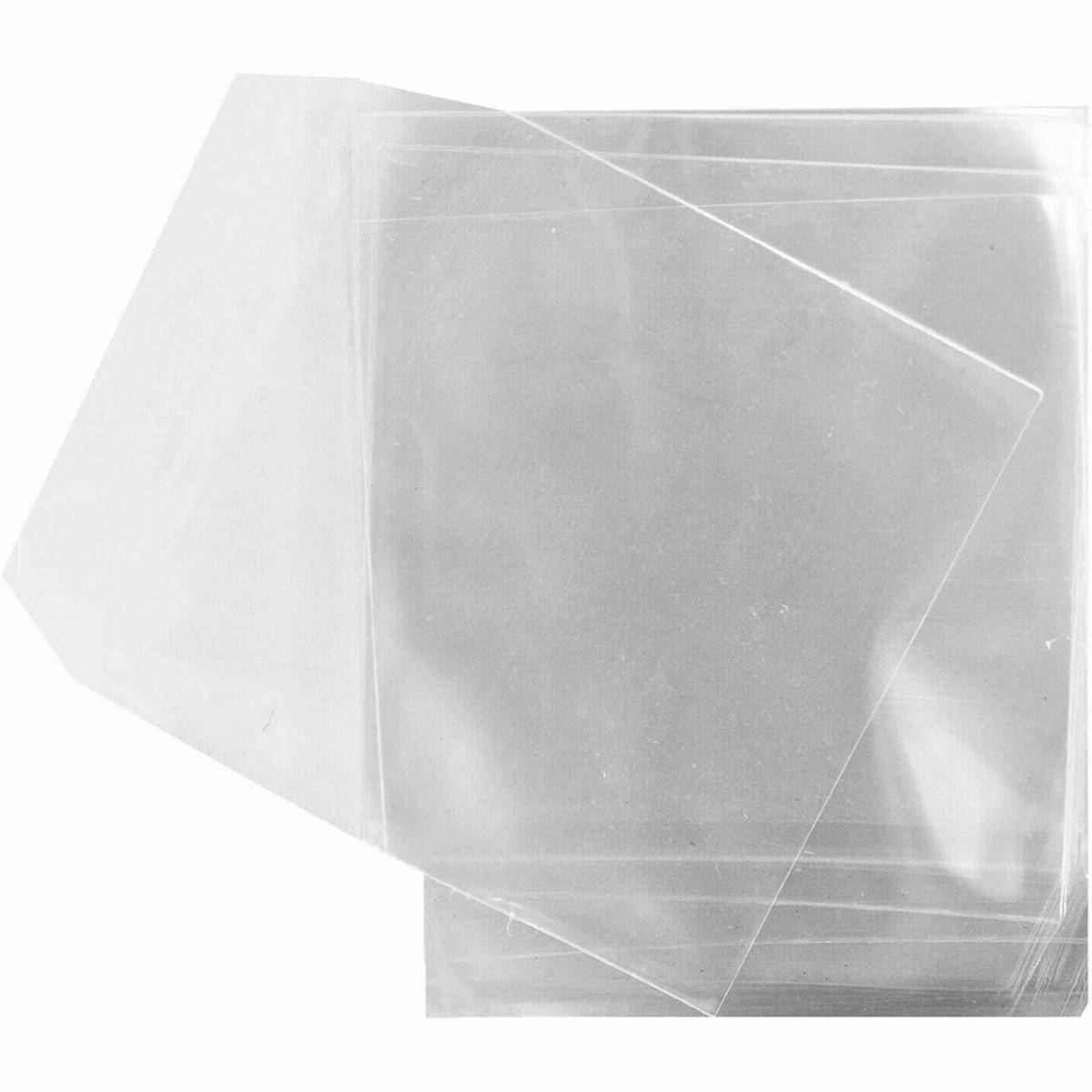 100 X Bustine Dvd Cd Trasparenti Con Aletta Di Chiusura Buste Dischi Disco Pvc-2