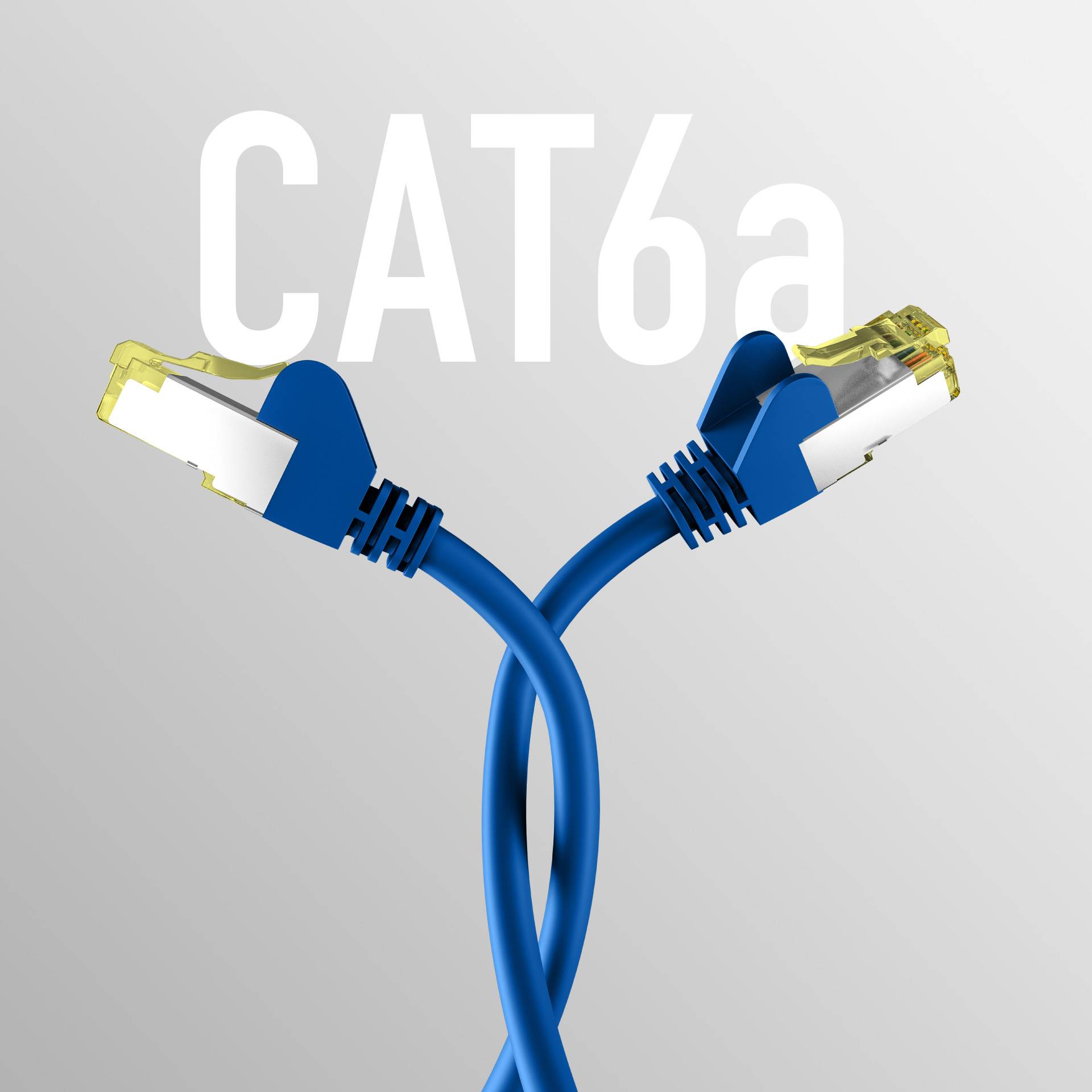 EFB-Elektronik CAT6a BLAU 10m Patchkabel S/FTP PIMF RJ45 Netzwerkkabel Ethernetkabel LAN DSL Hersteller: EFB Elektronik-4