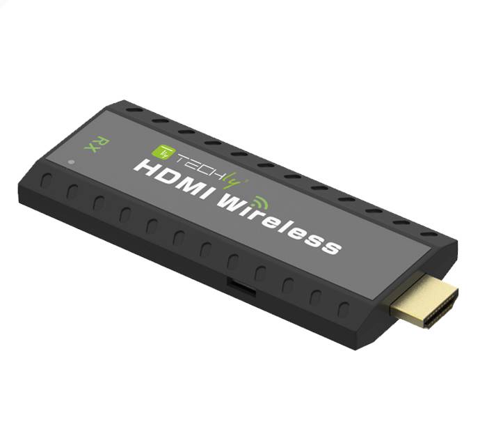TECHLY Ricevitore Aggiuntivo per Kit Extender Wireless HDMI 50m 1080p Nero-0