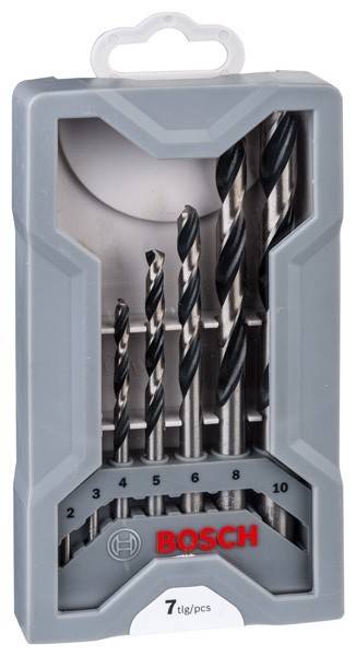 Bosch HSS PointTeQ Mini X-Line - Bohrersatz - Spiralbohrer - 7 Stücke-0