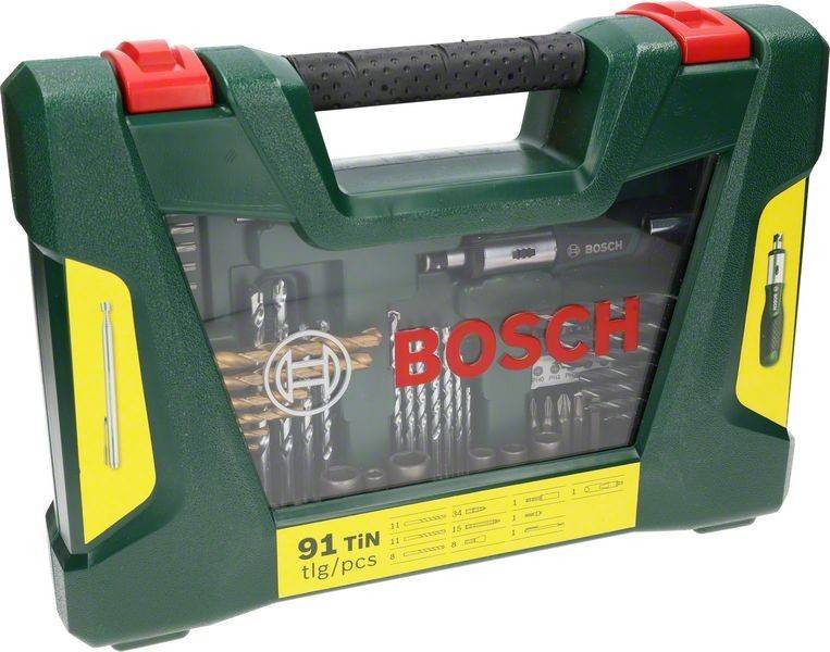 Set di accessori per foratura e avvitatura V-Line (91 pz) - BOSCH-3