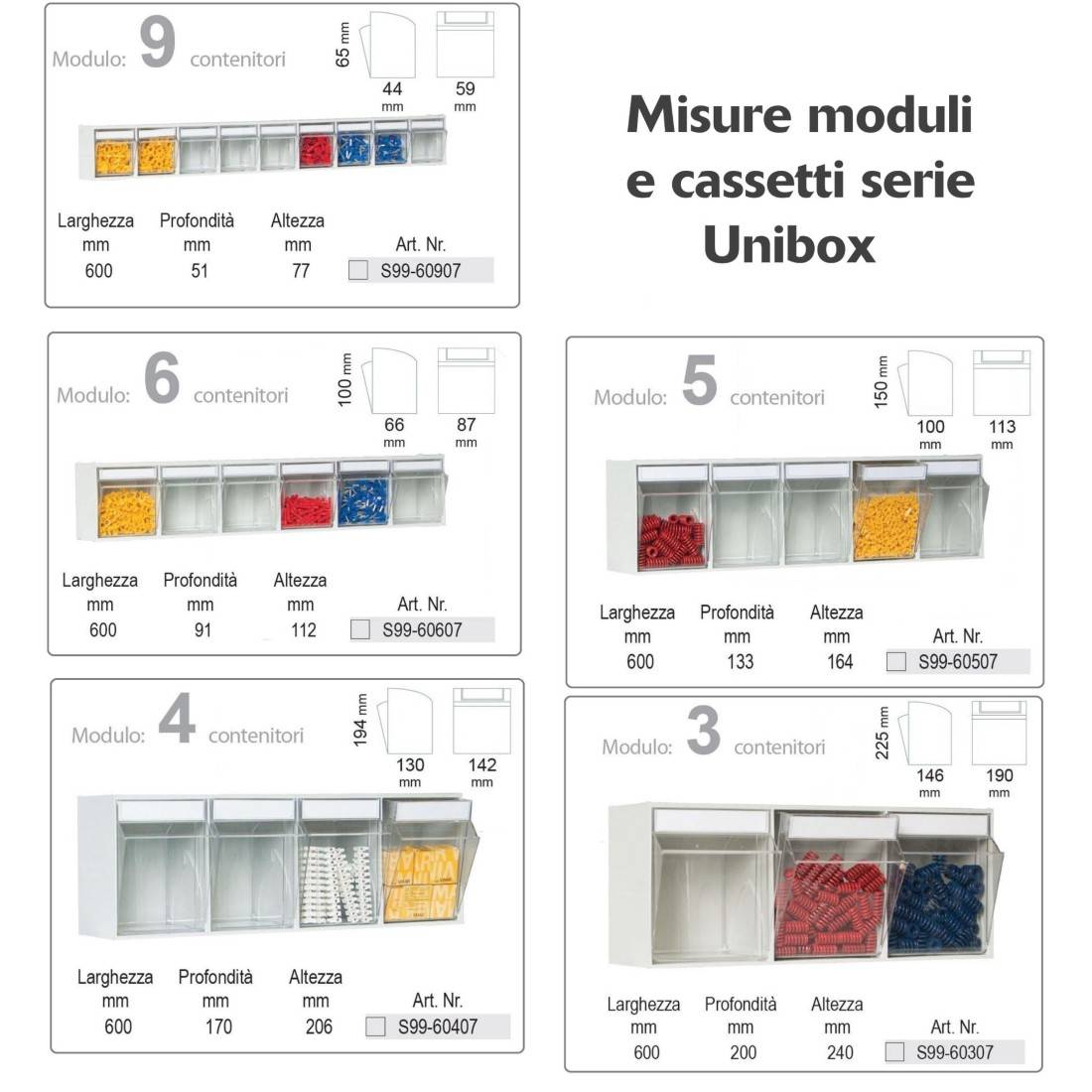 Porta minuteria Scaffale Parete 21 Cassetti Trasparenti Basculanti portaminuteria cassettiera-1