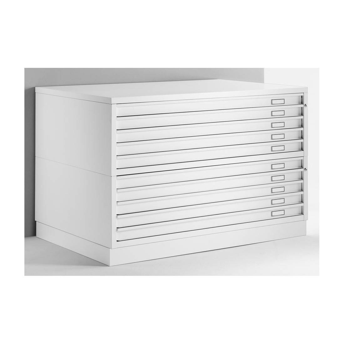 Cassettiera Portadisegni ECO A1 10 Cassetti Bianco orizzontale CAM cm 116x75,5x94,5h-0