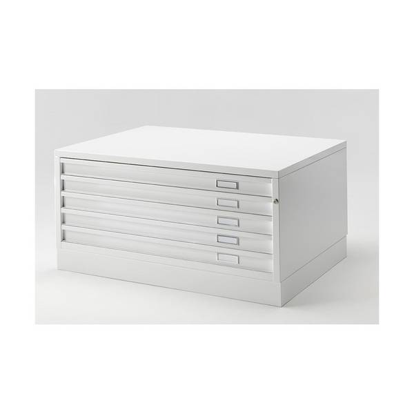 Cassettiera ECO A1 5 Cassetti Portadisegni Bianco CAM orizzontale cm 116x75,5x54h