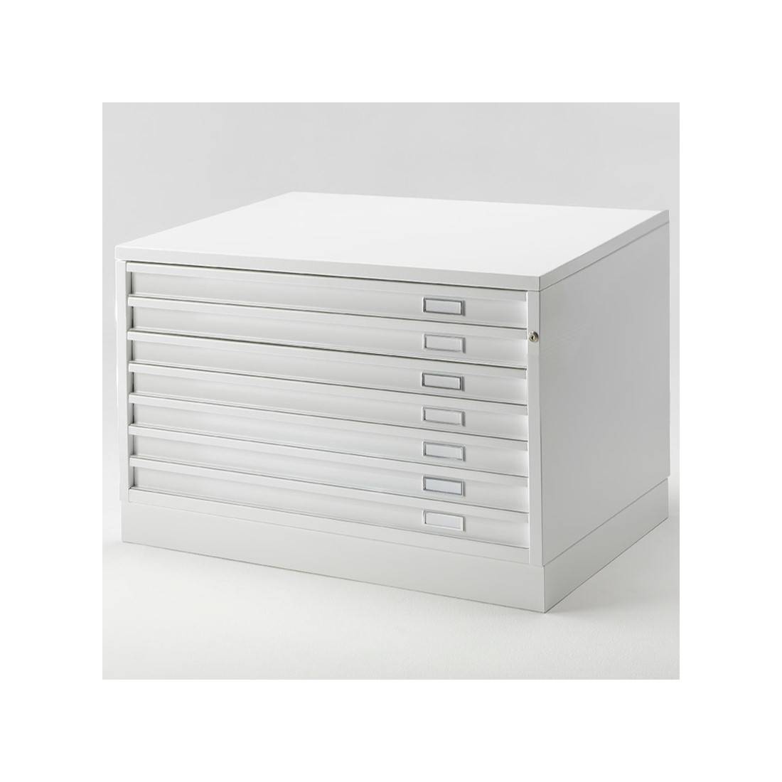 Cassettiera ECO A1 7 Cassetti Portadisegni Bianco CAM orizzontale cm 116x75,5x69h-0