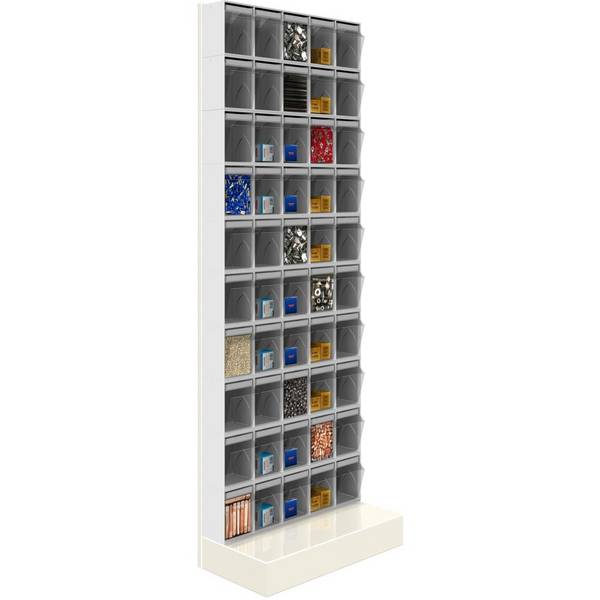 ITALSCALE Scala a Castello Palchetto 8 SCALINI H 200 CM Magazzino Industria in acciaio INOX e alluminio Certificata D.