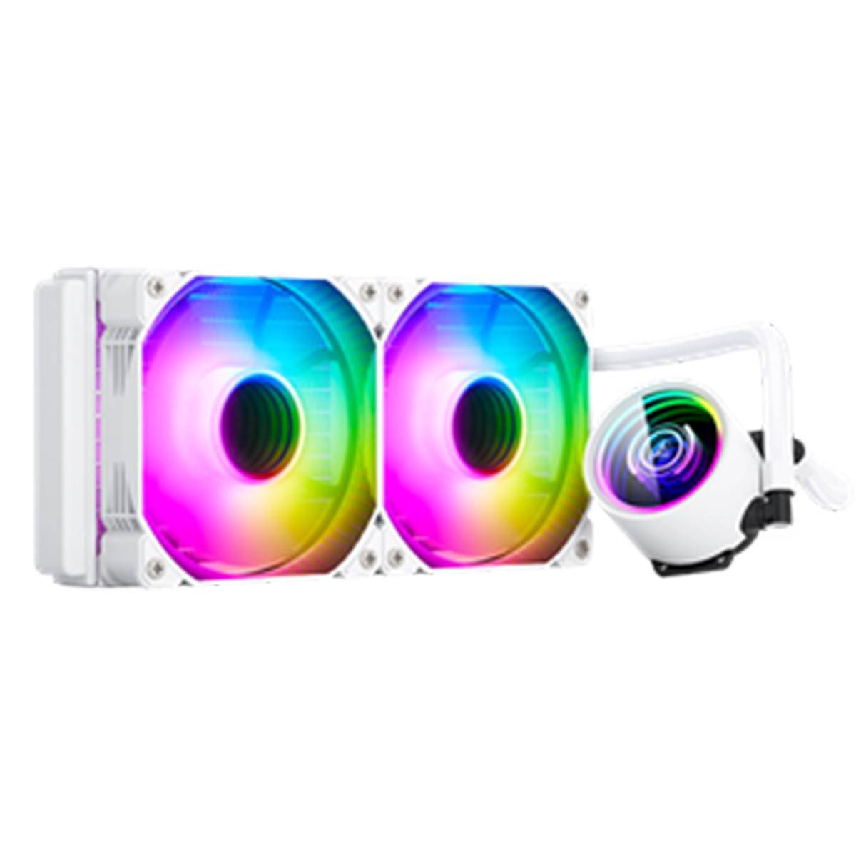 Dissipatore A Liquido Gaming Rgb Colorato 2x120mm Lga 1700 1200 115x 1156 1851-0