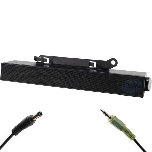 Dell AX510 Sound Bar Lautsprecher für PC, 10 Watt (Gesamt), schwarz, für UltraSharp & Professional (25703458)