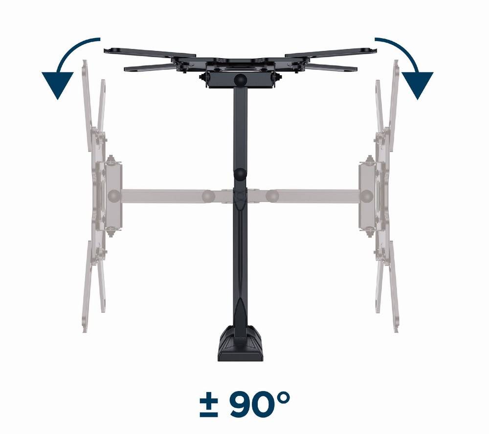 SUPPORTO DA PARETE LCD REGOLATO GEMIRD 32 -55 VESA MAX 400 X 400MM FINO A 32KG-4