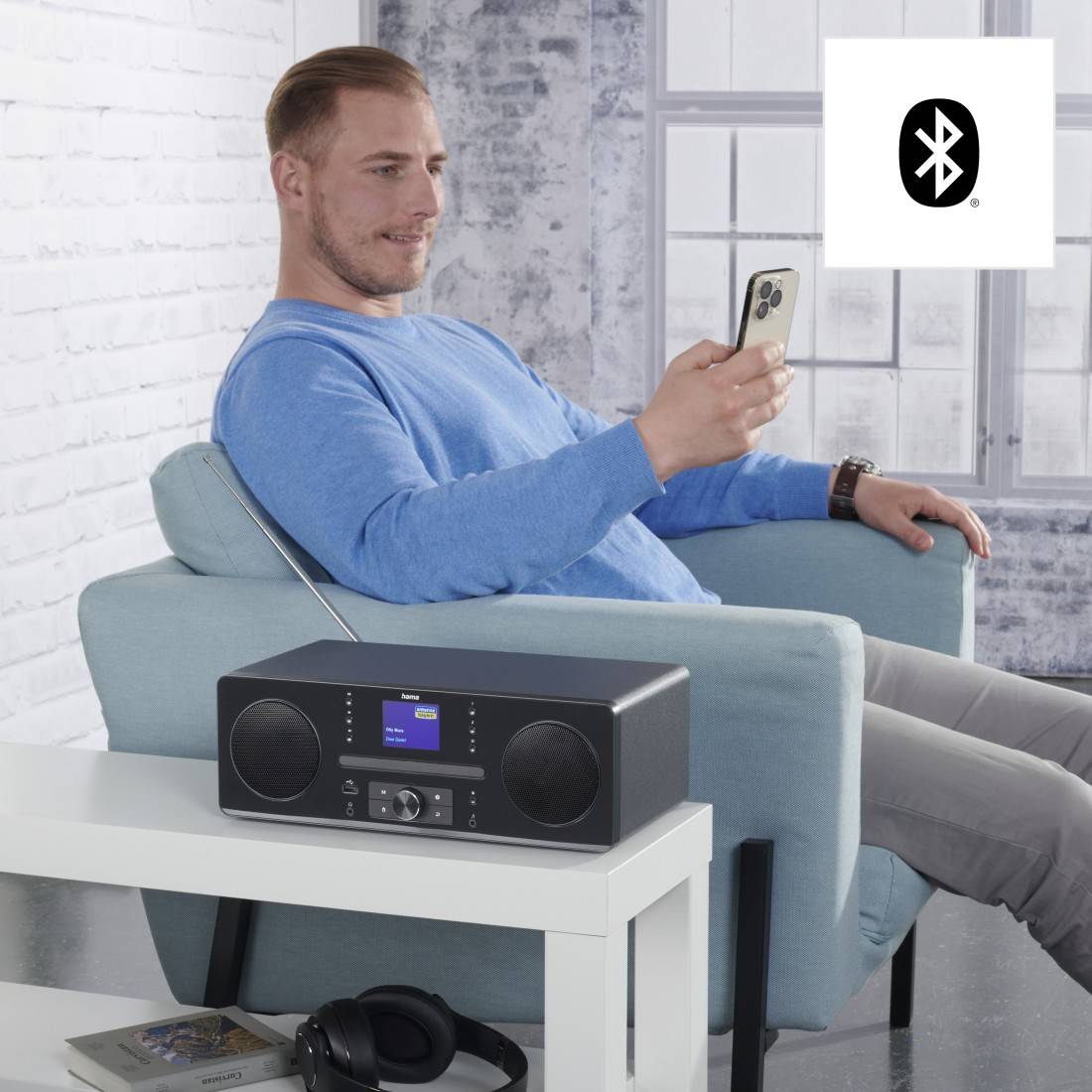 Hama 00054254 radio personale digitale nero, grigio-1