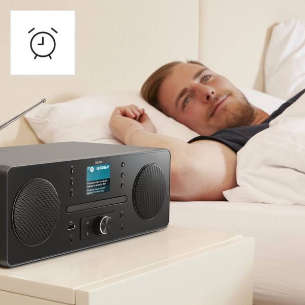 Hama DIR1570CBT - DAB+-Radio - 10 Watt (Gesamt) - Grauschwarz (00054253)