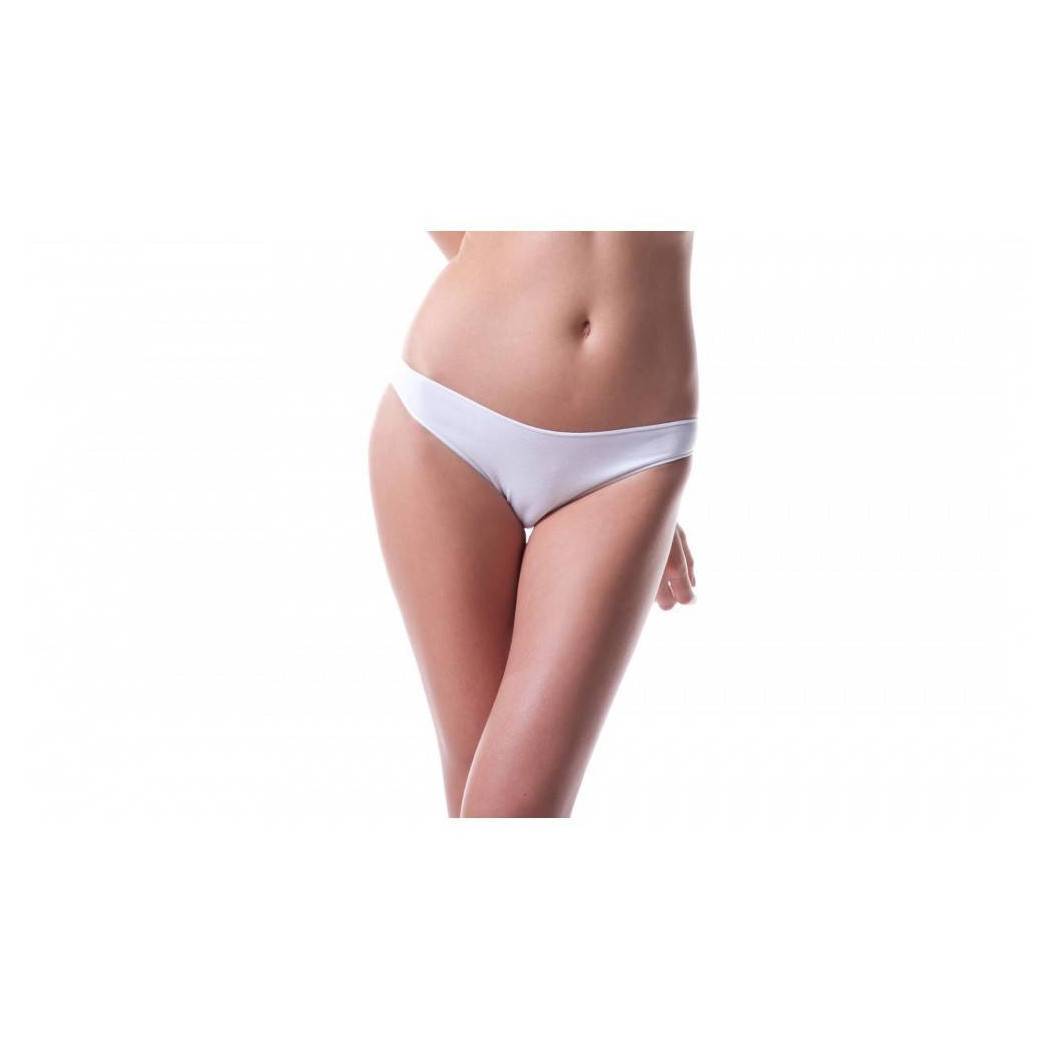 Pack Di 12 Slip In Cotone Modello Brasiliana Intimo Donna Ass. Colori F6247 - L-XL-2